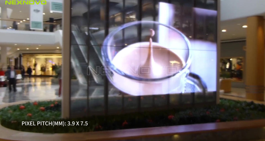 Australia Vienna double faced transparent LED 20pcs NS3 displays.